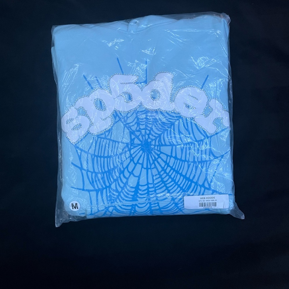Blue Spider Graphic Hoodie